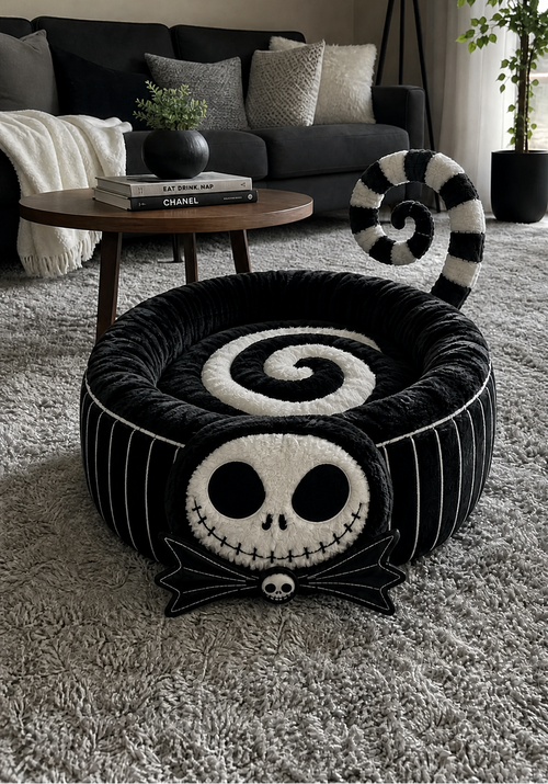 Skelly Cat Bed